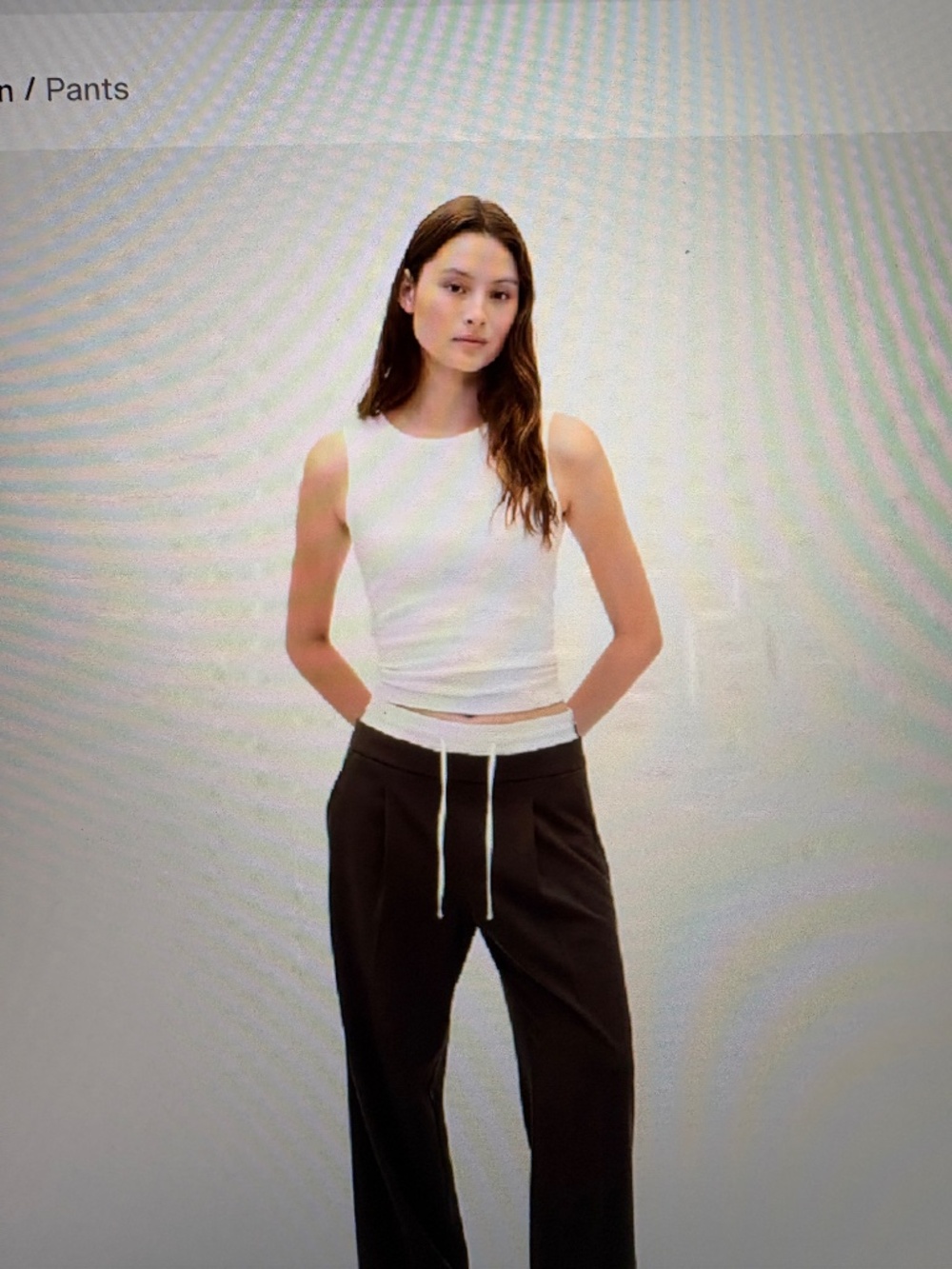 NWT Gap Mid Rise Double-Waist Pants